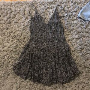Black dress with shorts build in